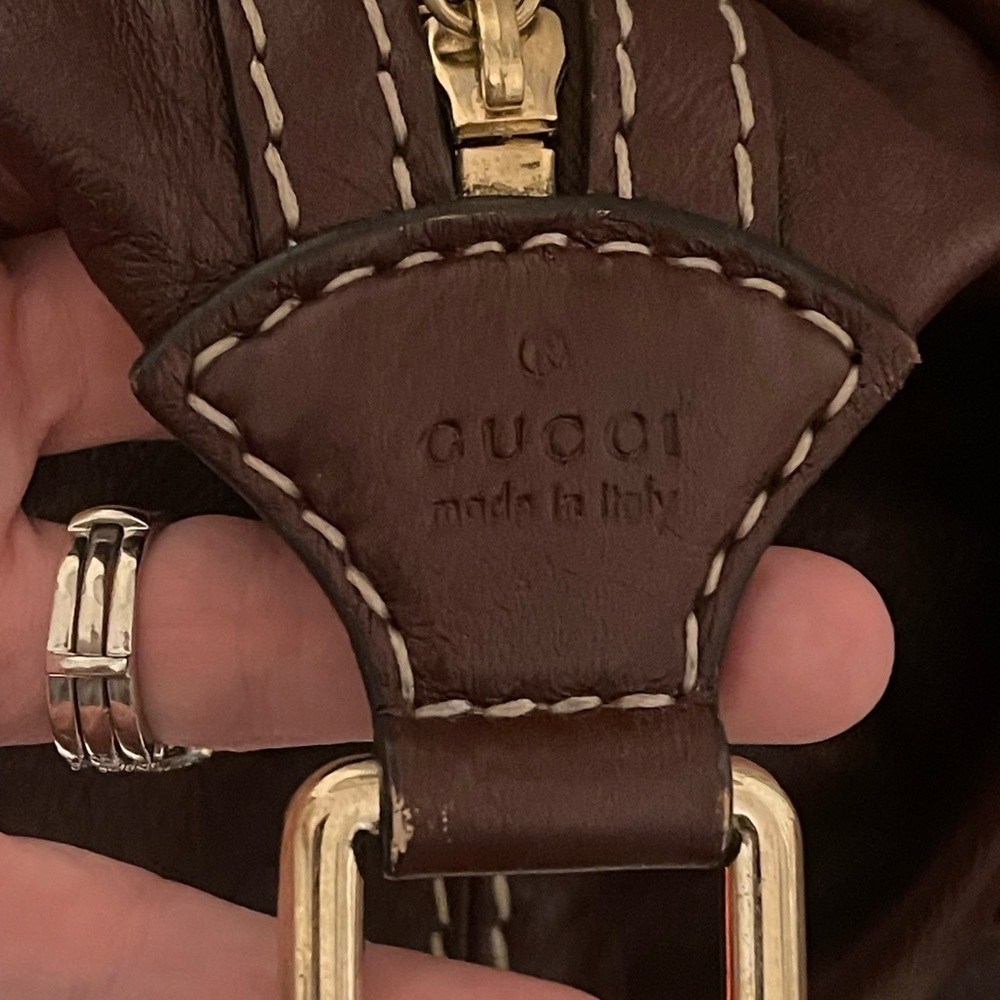 Gucci calfskin horsebit Leather Shoulder Bag - Picture 12 of 12
